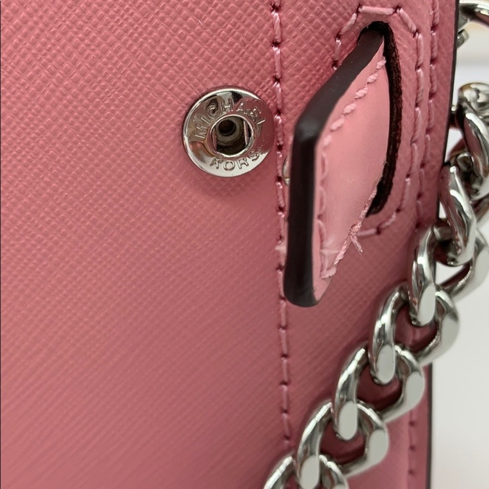 MICHAEL KORS RAYNE SM CROSSBODY CARNATION - Picture 6 of 16